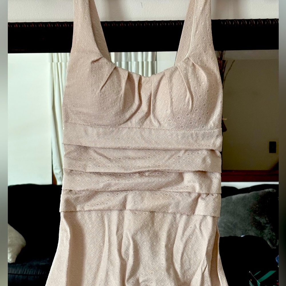 Cream, mini dress formal